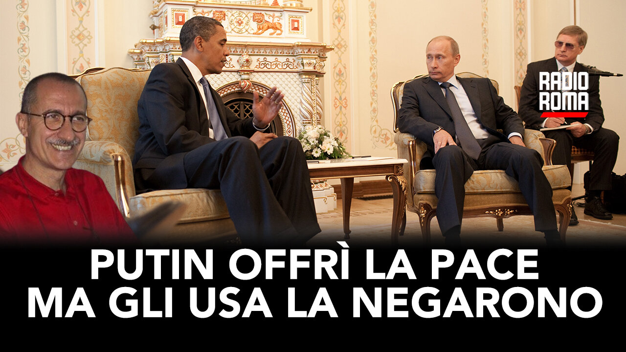 PUTIN OFFRÌ LA PACE MA GLI USA LA NEGARONO (Con Franco Battaglia)