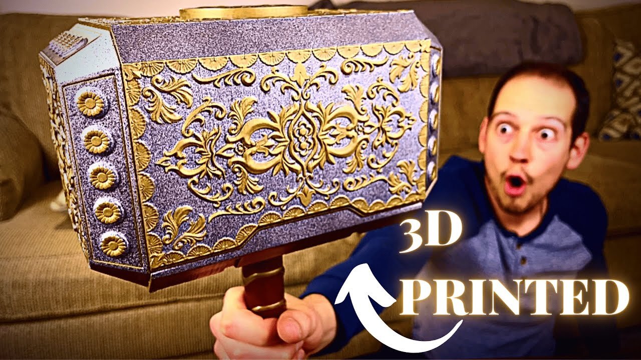 3D Printed Mjolnir │ Thor's Hammer