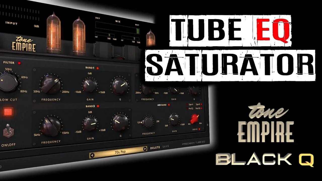 Tube EQ and Saturator Plugin - Tone Empire BLACK Q First Impression