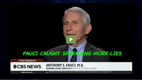 Dan Bongino W/ Dr.Fauci Calls your Concerns "Horrible, Nonsense, Misinformation, Conspiracy Theories