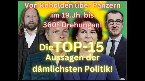 Sowas regiert Deutschland! - Die TOP-15 Aussagen der dämlichsten Politik aller Zeiten!