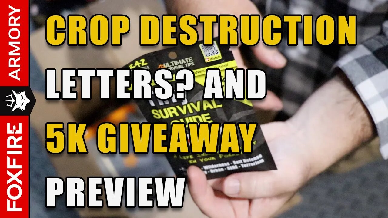 Crop Destruction? & Giveaway Preview