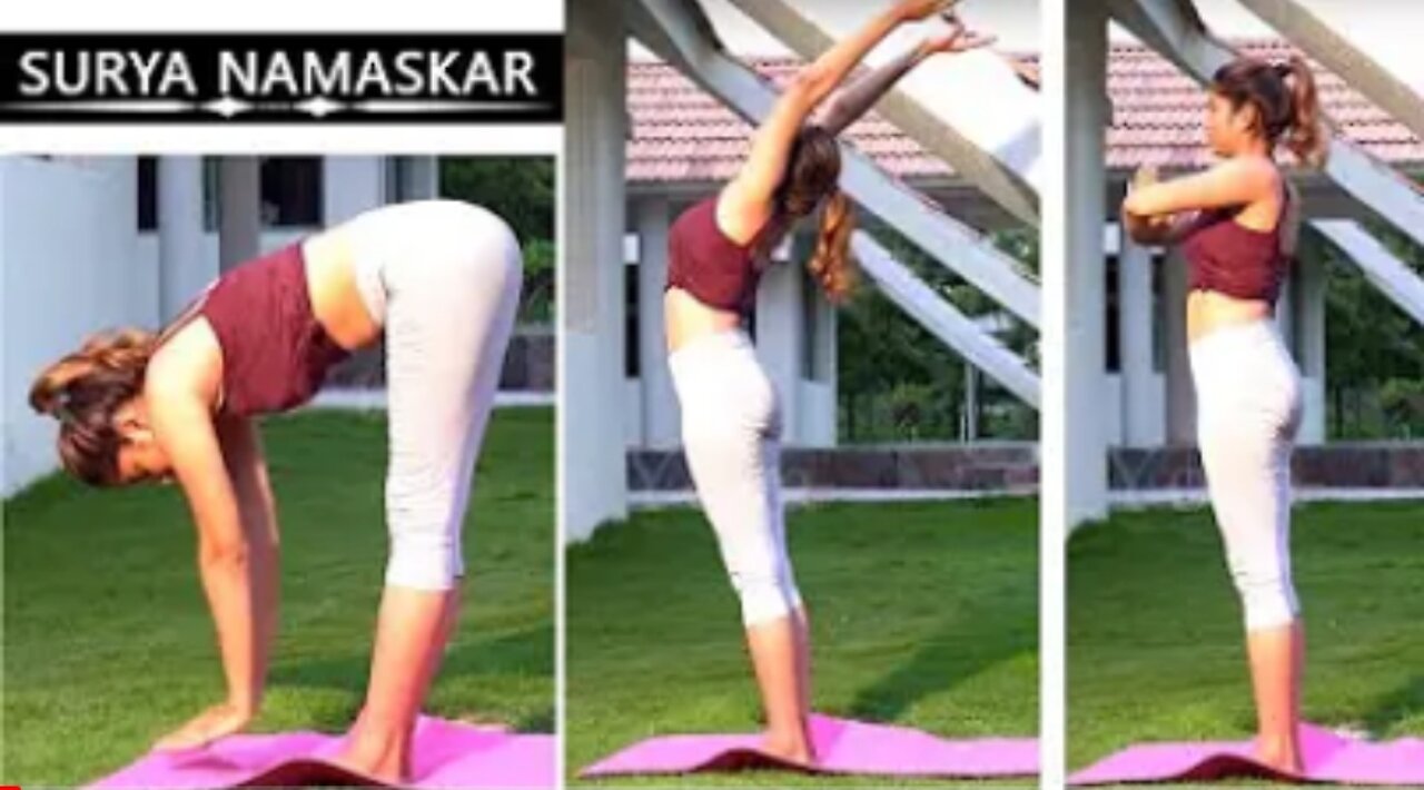 Yoga Surya Namaskar For Weight Loss | Sun Salutations Yoga For Beginners | Power Yoga