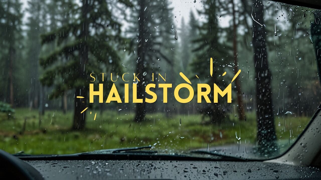 We got stuck in a devastating Hailstorm in Kashmir #2024 #disaster #hailstorm #clamity