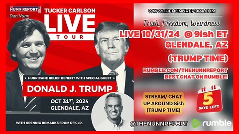 SPECIAL! Tucker Carlson LIVE with Donald Trump & RFK Jr. | Glendale, AZ