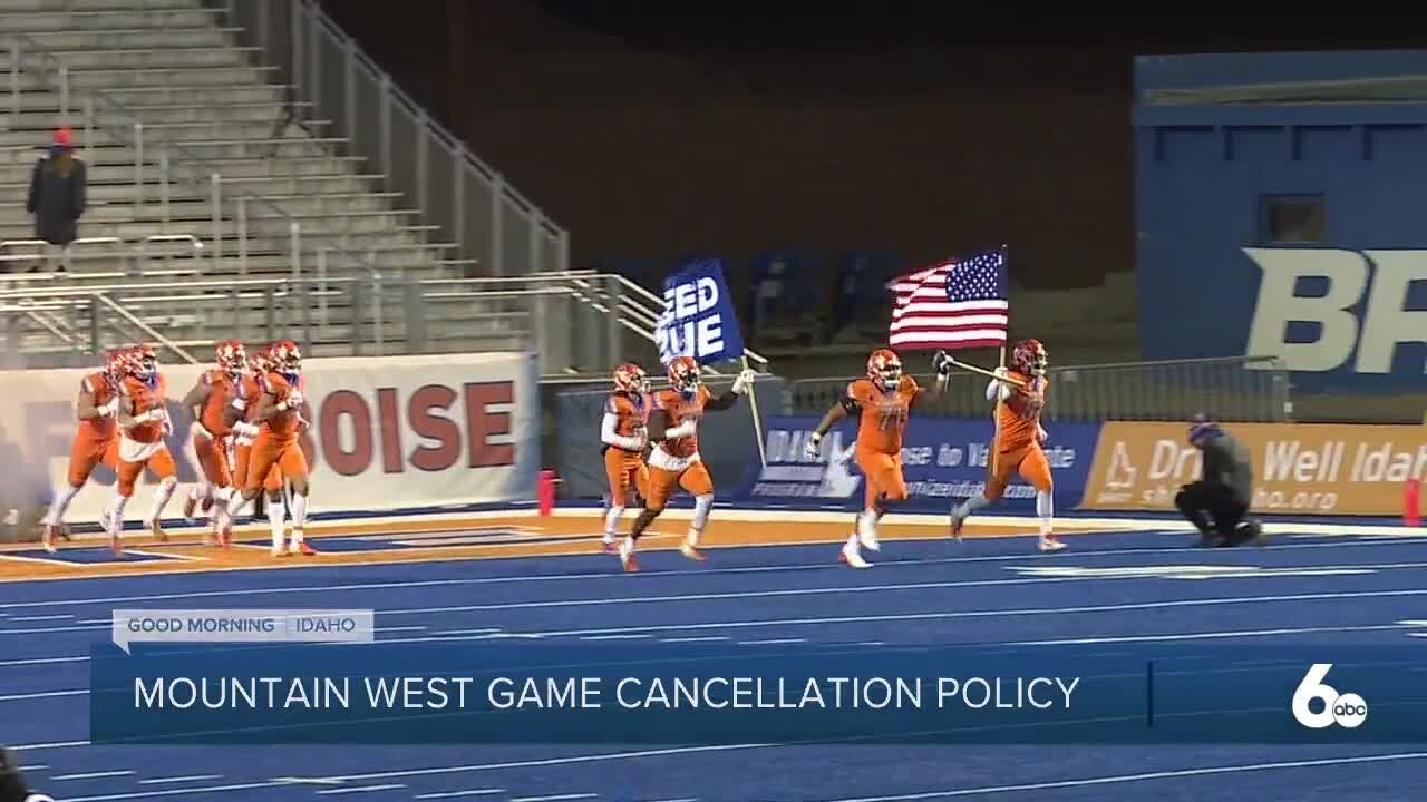 Mountain West announces COVID-19 game cancellation policy