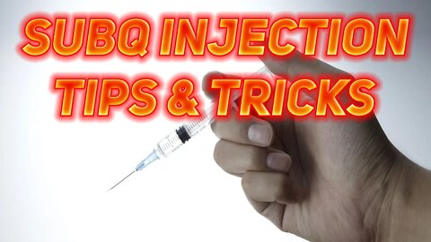 SubQ Testosterone Injection Tips and Tricks - Subcutaneous Injections - TRT