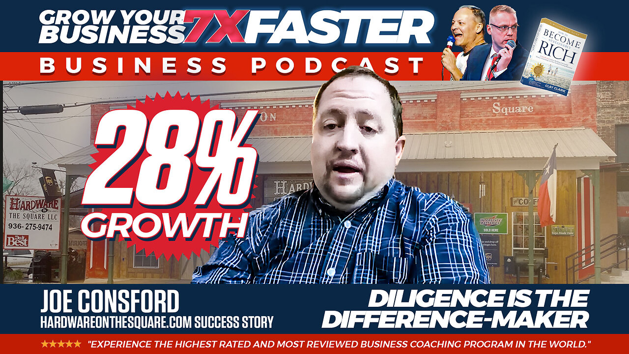 The Joe Consford Success Story | Celebrating the 28% Growth of www.HardwareOnTheSquare.com