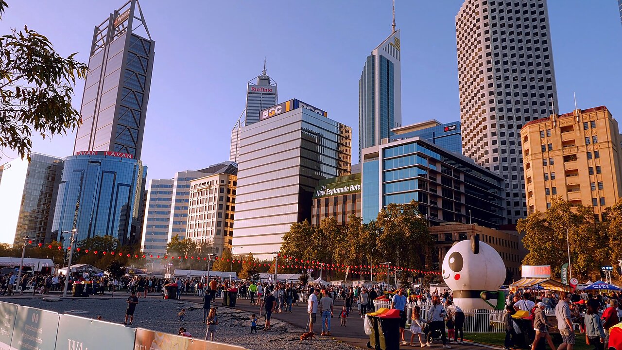 Perth Night Noodle Markets Elizabeth Quay Western Australia