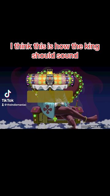 I think this is how the king should sound