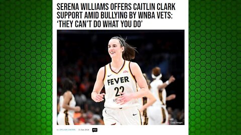 Serena Williams Shows Caitlin Clark Support