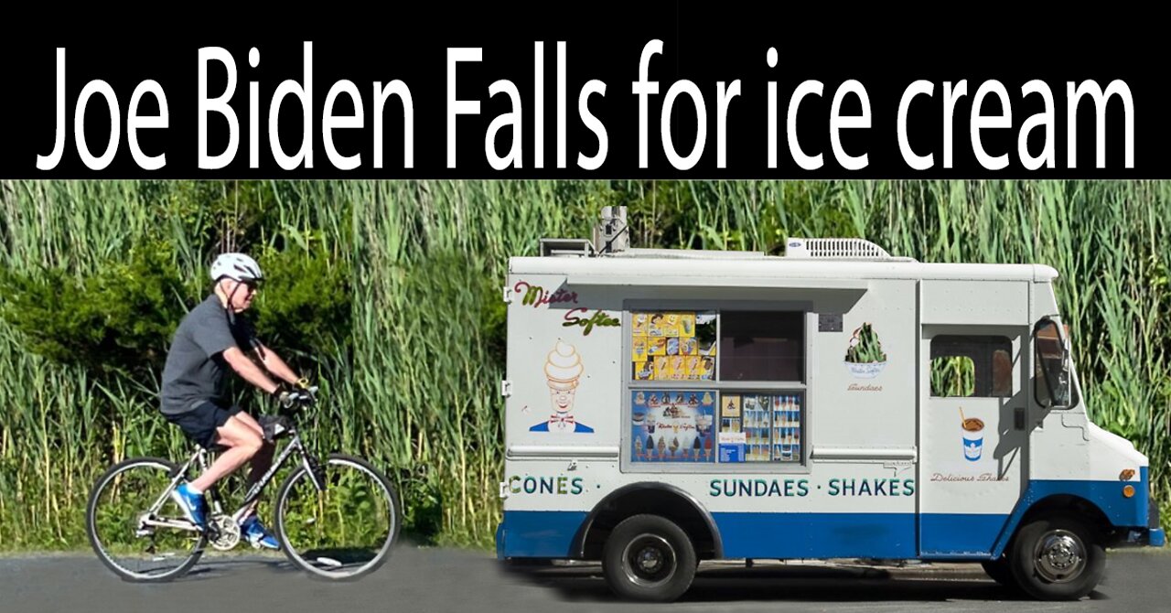 Joe Biden falls for ice cream