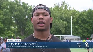 Bears Running Back David Montgomery host free football camp at Mount Healthy High School