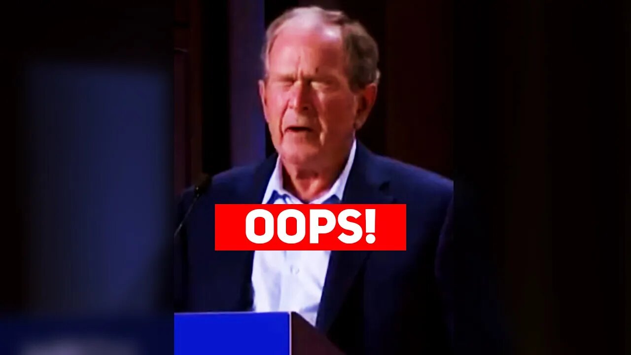 George Bush Ruins His Own Anti-Putin Speech