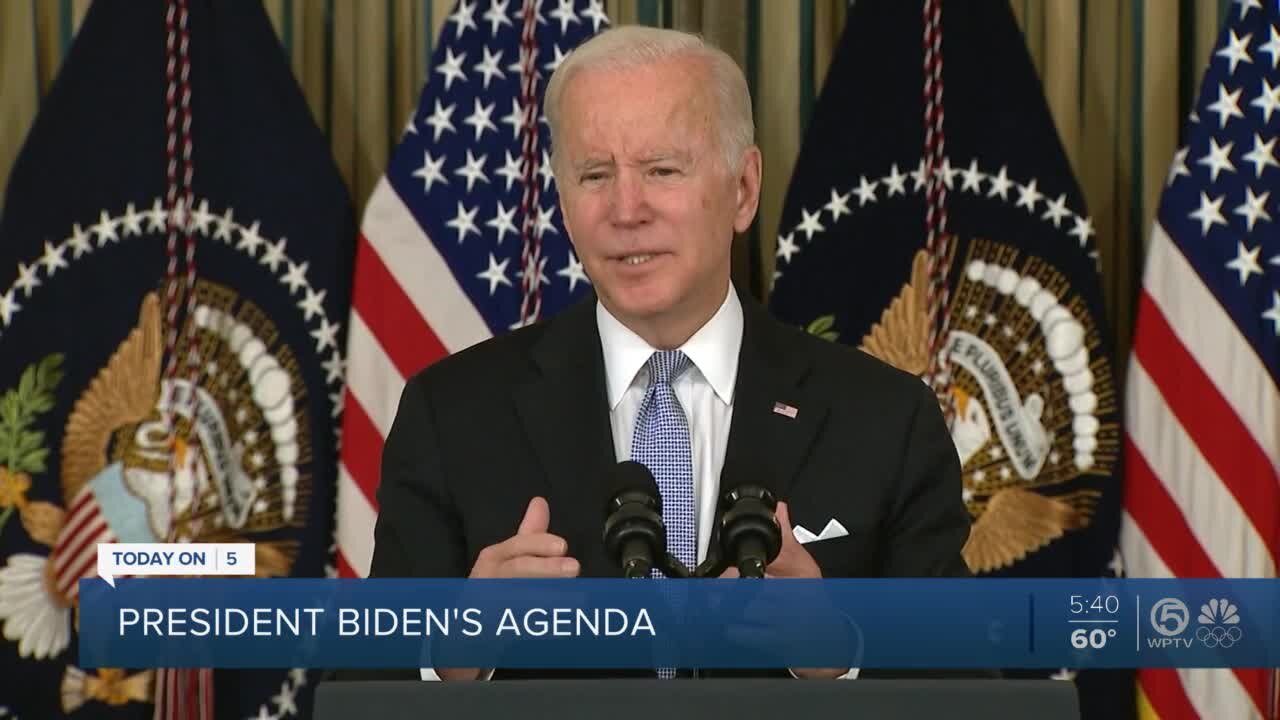 Biden hails infrastructure win as ‘monumental step forward’