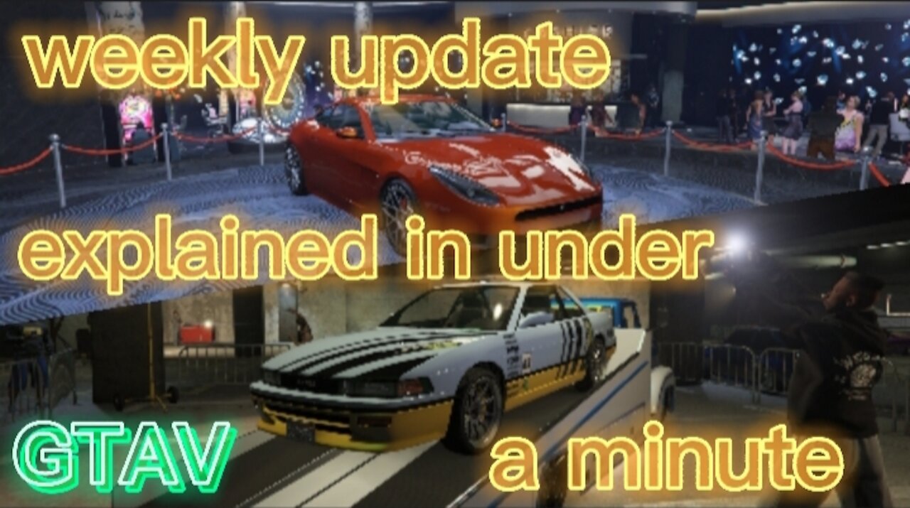 GTAOnline Weekly update explained in under a minute