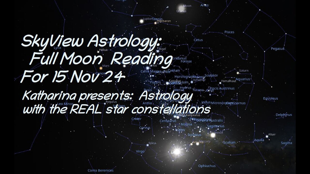 Full Moon Reading 15 November 2024