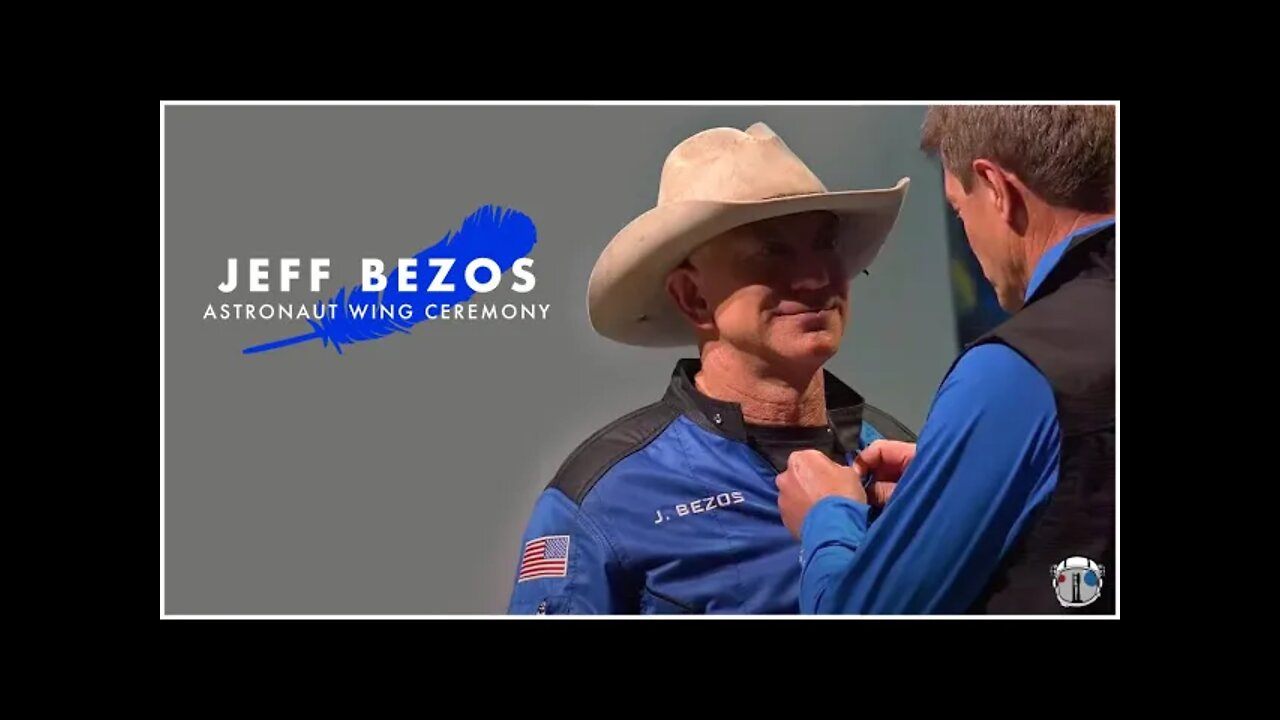 Jeff Bezos Gets His Astronaut Wings | New Shepard First Flight