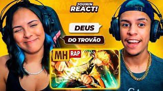 Rap do Zenitsu (Demon Sleayer) - DEUS DO TROVÃO | MHRAP | [REACT RAP NERD] 🔥