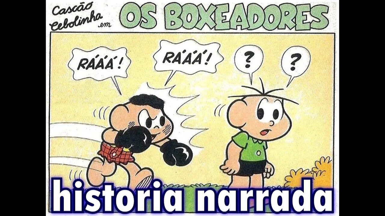 Cascão&Cebolinha em-Os boxeadores | Gibis do Rapha