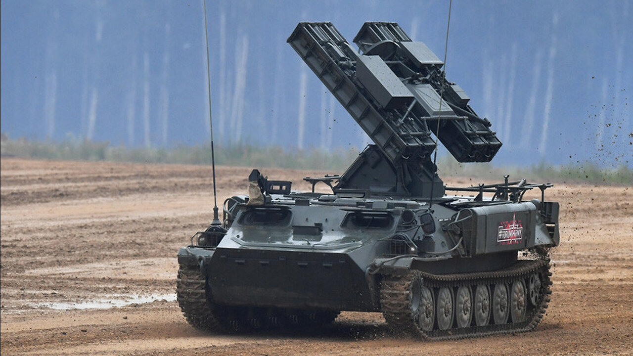 Sistema de defensa aérea Strela ruso contra un objetivo aéreo OTAN/Ucrania
