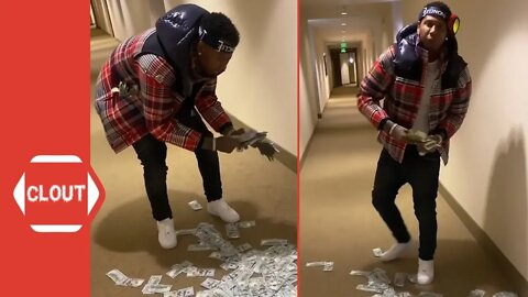 Moneybagg Yo Starting Off The New Year Flexing And Swimming In Money!