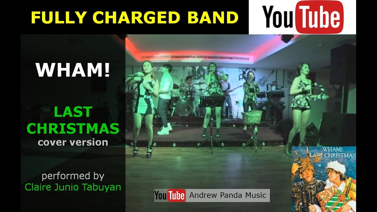 WHAM! - LAST CHRISTMAS (Live cover version @ Buddy's Bar ABH) #viral #Wham #LastChristmas #UAE #ph
