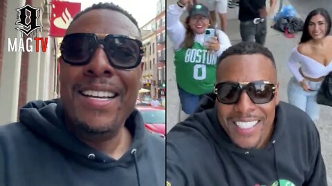 Paul Pierce Walks The Streets Of Boston Before Celtics Game 3 Vs. Warriors! 🏀