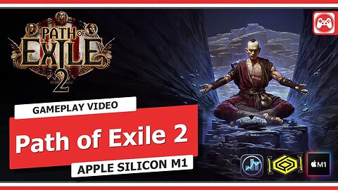 Path of Exile 2 - Monk - 20 minutes Gameplay video on Mac OS, Crossover + Steam