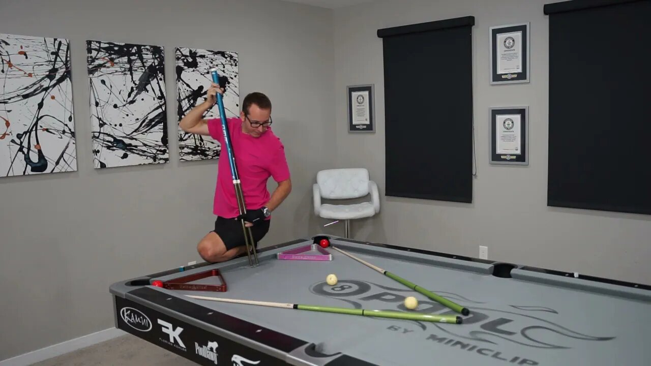 DAILY Pool Trick Shot - DAY 17- Criss Cross Twin Masse!! - Venom Trickshots