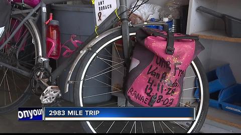 Brent Bundy biking for cancer