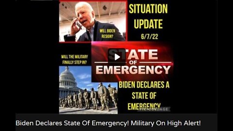 Biden Declares State Of Emergency! Will He Resign? Military On High Alert!!!
