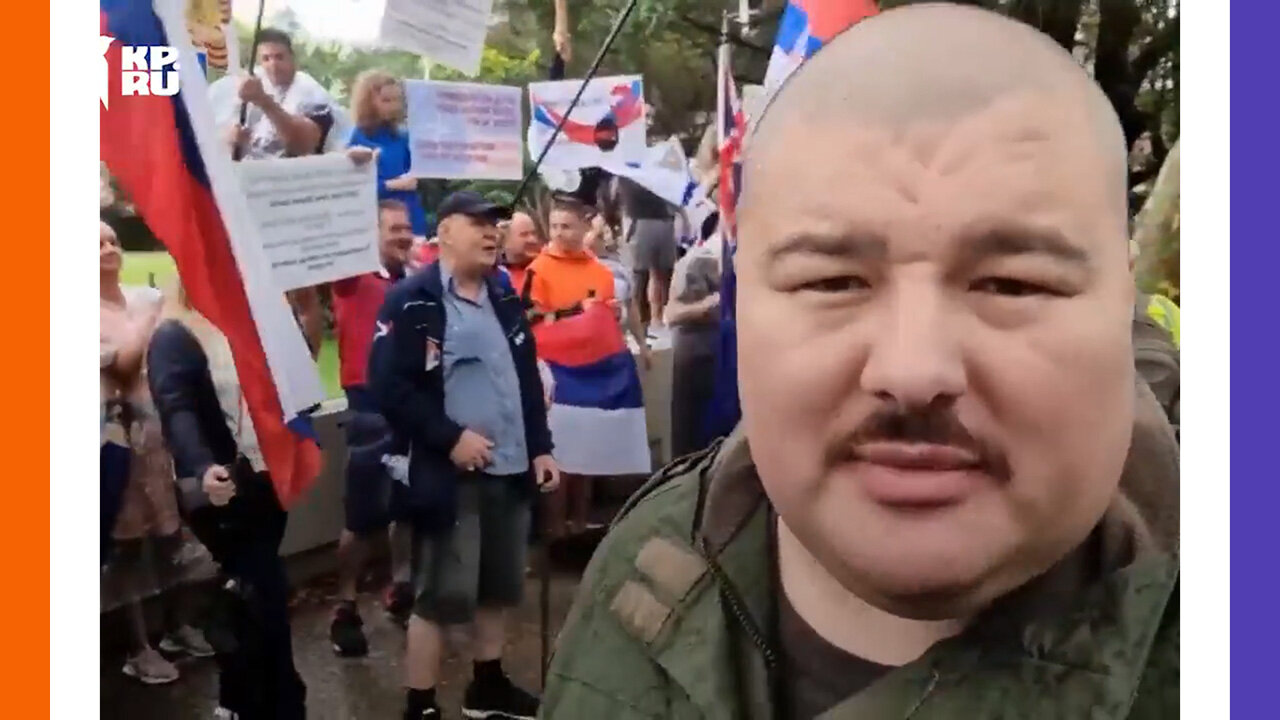 Pro Russia Rally In Australia