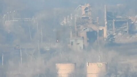 Russian Troops His Machine Gun Nest Perfectly