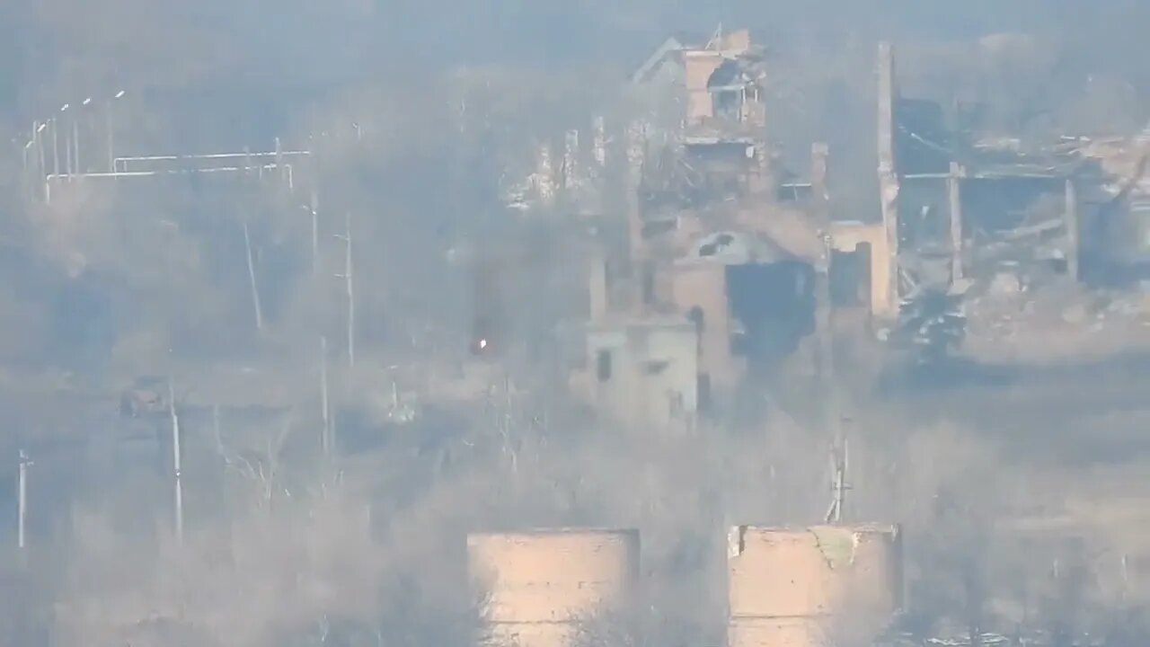 Russian Troops His Machine Gun Nest Perfectly