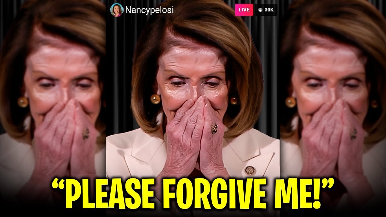 1 HOUR AGO: NANCI PELOSI PANICS AS DARK LIES GET EXPOSED