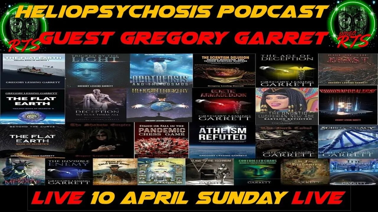 Gregory Lessing Garret On Heliopsychosis Podcast LIVE By Vikka Draziv