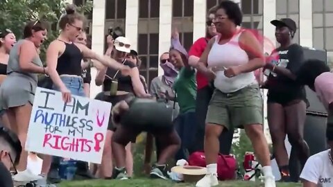 Pro-choice demonstration in the US (Roe vs Wade)