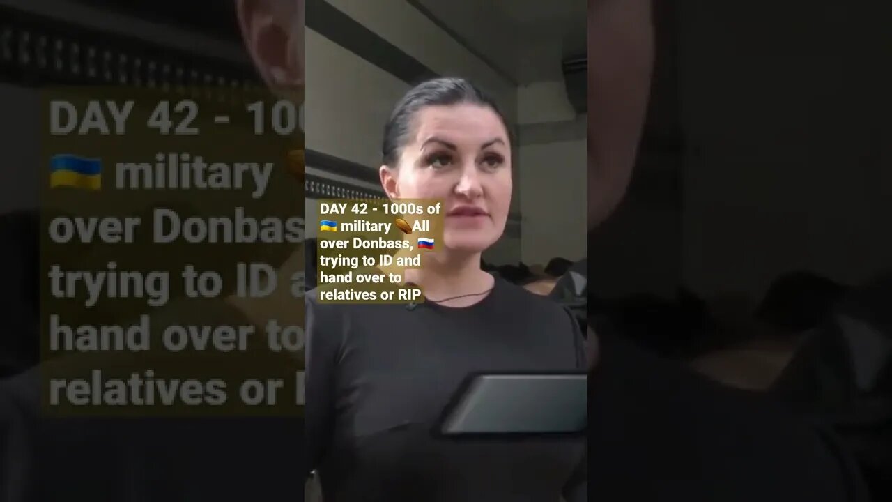 DAY 42 - 1000s of 🇺🇦 military ⚰️All over Donbass, 🇷🇺 trying to ID and hand over to relatives or RIP