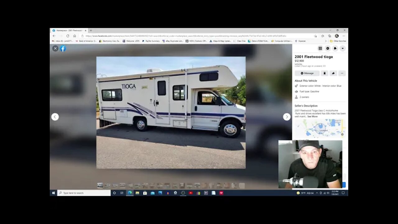 FB marketplace! what to look for when buying a RV of any kind...