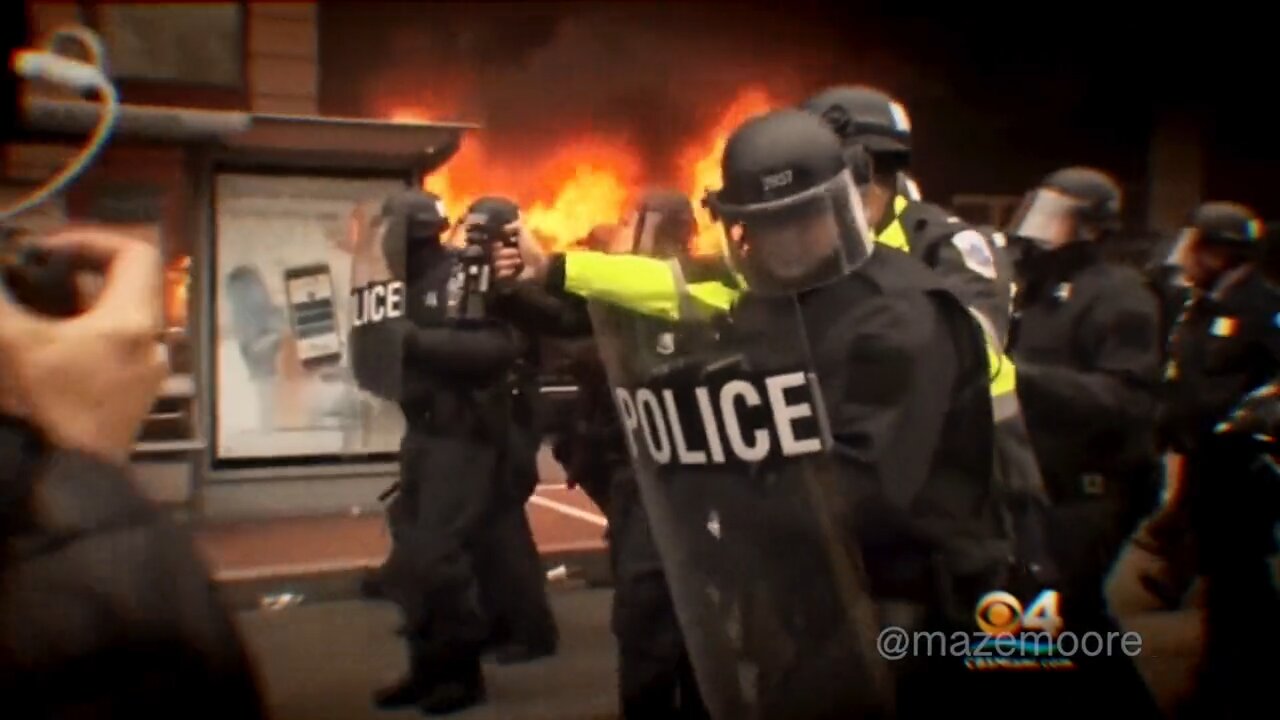 FLASHBACK: 2017 Trump's Inauguration - The real insurrection in DC