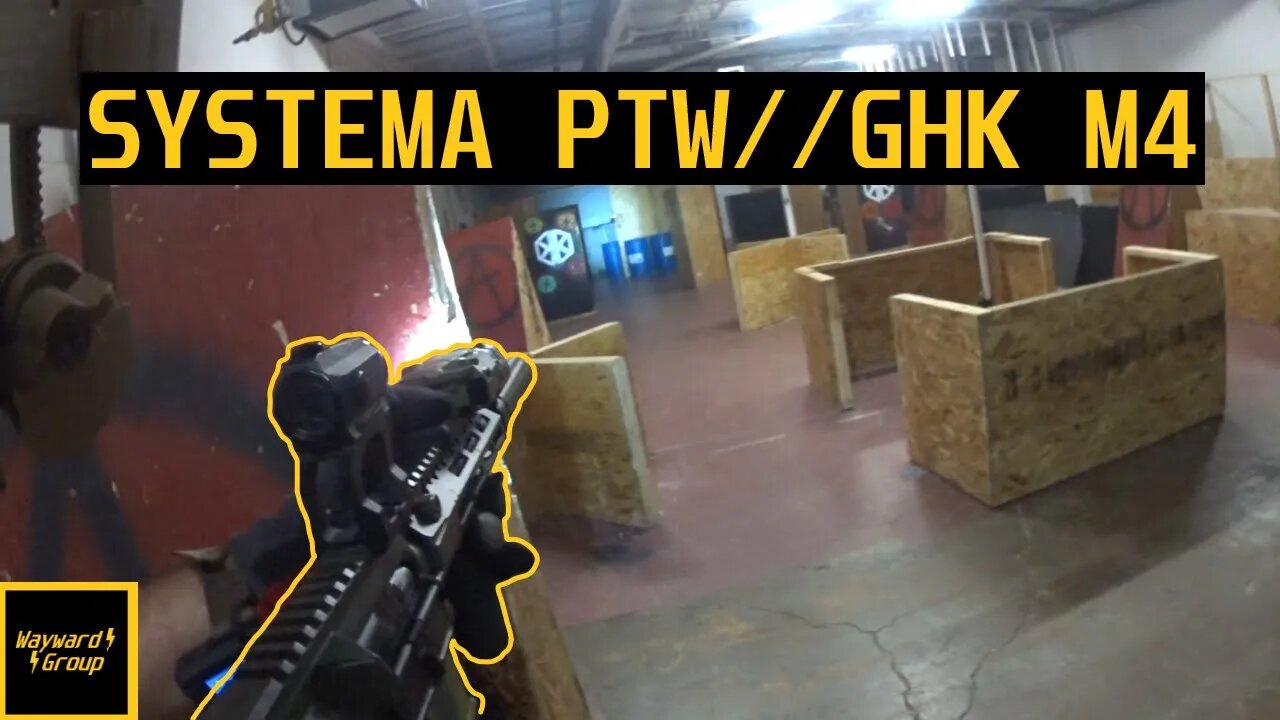 Systema PTW//GHK M4 Airsoft Gameplay