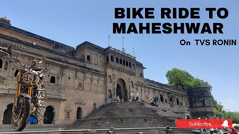 Unvelling the Untold Stories of Maheshwar : A Bike Ride From Dewas to Maheshwar on TVS Ronin #ronin