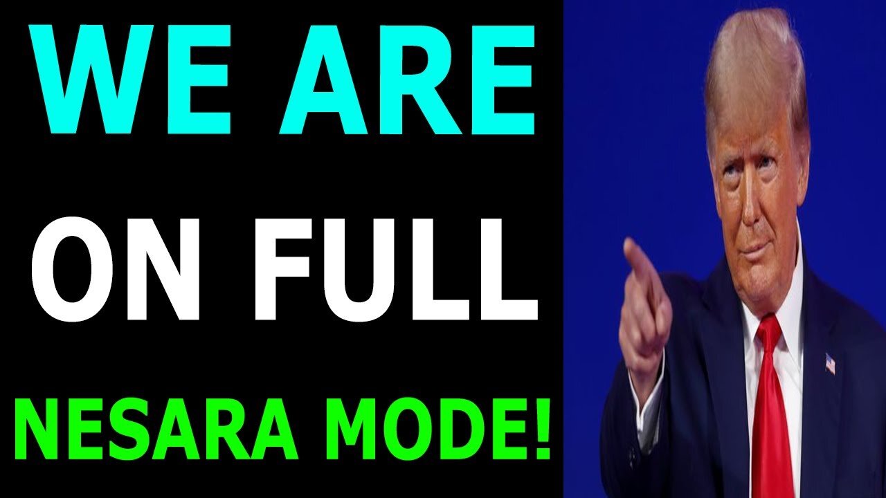 CHECK IT OUT NOW, WE ARE ON FULL NESARA MODE.