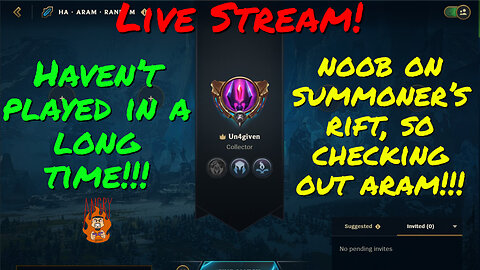 League of Legends ARAM: I haven't played in a while and trying to get back into it. 07/19/2023