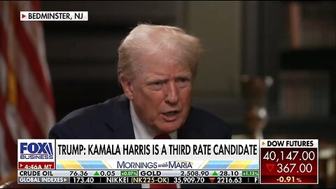 Trump Slams Third Rate Candidate Kamala Harris