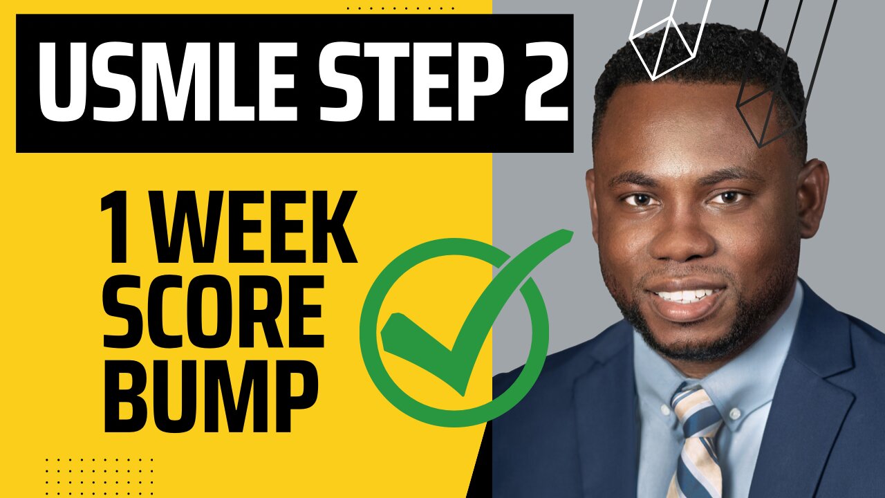 USMLE STEP 2CK Score Jump in ONE WEEK