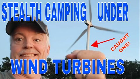 Stealth Camping - Under Wind Turbines - Solo Hammock Overnight - 90 DAYS POST STROKE