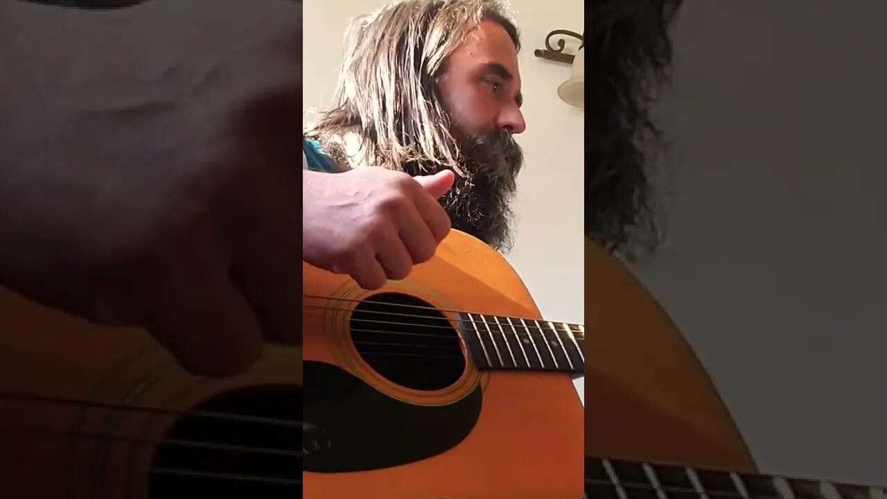 Havoc Plays Clawhammer Guitar Style