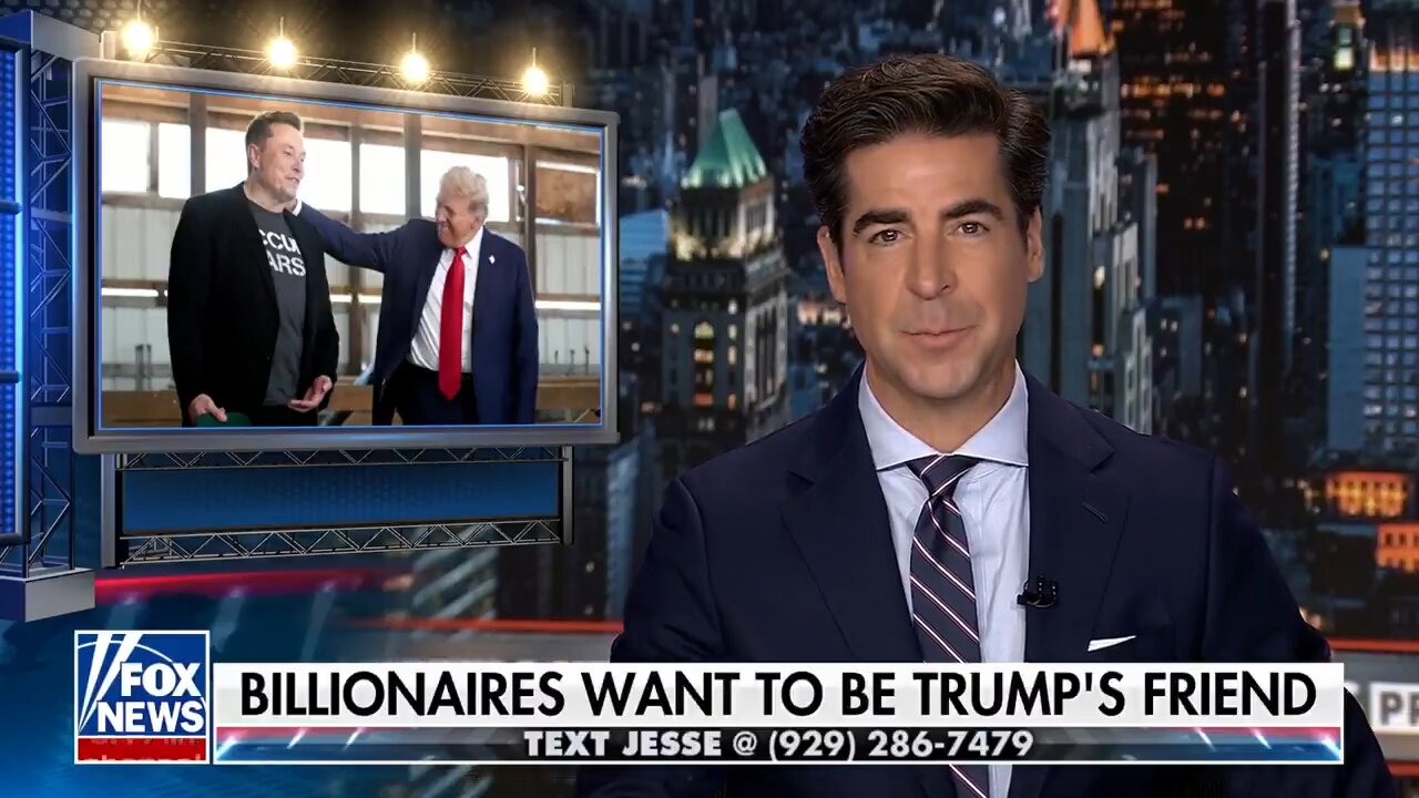 Billionaires are flying in to win favor & break bread with President Trump